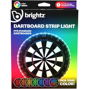 Brightz Dartboard Perimeter Light - 55" LED Strip Light for Standard Dartboards, 2 Light Modes, 20 Hour Runtime - Adhesive Tool-Free Dart Board Lighting for Game Room, Bar, Man Cave Decor in Kuwait