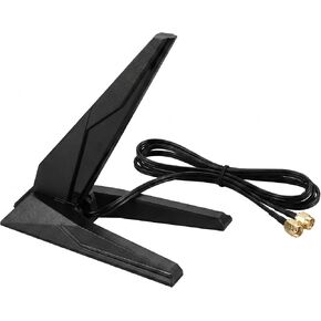External WiFi 7 6E Antenna Dual Band 6GHz 5GHz 2.4GHz Magnetic Replacement Antennas for MSI MPG X870E X870I Z890 Z890I B850 B850I，MEG X870E Z890，B850 MLG Motherboard PC Desktop Computer wifi7 Black in Kuwait