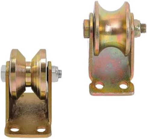 مجموعة بكرات العجلات الدوارة من هيفي دو، 4 قطع على شكل حرف V/U-Groove - 3 بوصة in Kuwait