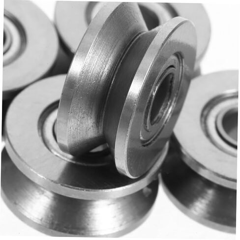 30pcs Miniature V-Groove Steel Bearings V624zz Carbon Steel Pulley Wheels for Linear Rail Tracks CNC Printer Sliding Support Rails in Kuwait