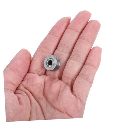 30pcs Miniature V-Groove Steel Bearings V624zz Carbon Steel Pulley Wheels for Linear Rail Tracks CNC Printer Sliding Support Rails in Kuwait