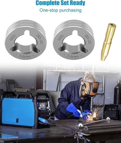 Drive Roll Kit.023" V-Groove Fit for Millermatic Multimatic Replace 087131 | Fit for Millermatic 200 210 212 250 251 252 DVI Pulser Vintage, Fit for Multimatic 200 215 220 AC/DC 255, Replace 87131 in Kuwait