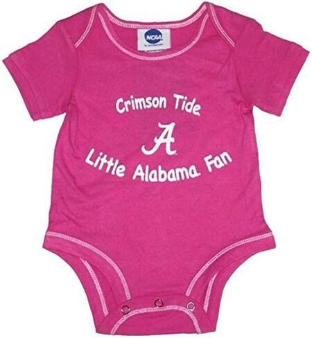 VF Alabama Crimson Tide Infant Baby One Piece Bodysuit Creeper - Pink in Kuwait