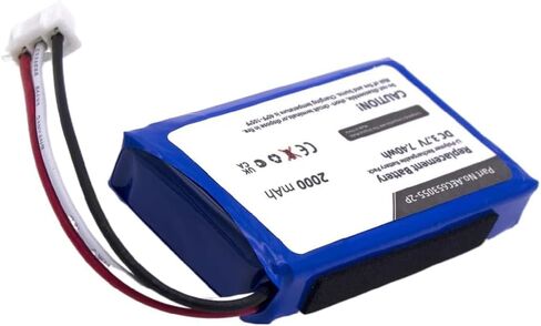 2000mAh AEC653055-2P Battery Replacement Compatible with JBL Flip 2 (2013) Portable Bluetooth Speaker with Installation Tools – 3 Pin Connector. in Kuwait