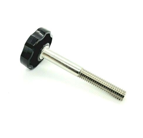 3/8"-16 x 3 Thumb Screws Bolts Black Round Plastic Clamping Knob Stainless Steel Indoor/Outdoor 3in (4 Pack) in Kuwait