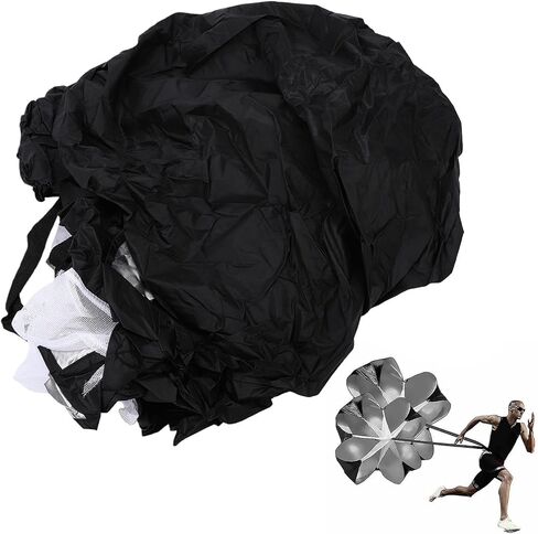 SUNGOOYUE Running Speed Training Parachute, Adjustable Drag Oxford Cloth Speed Resistance Chute for Sprint Training Soccer Basketball Trac in Kuwait