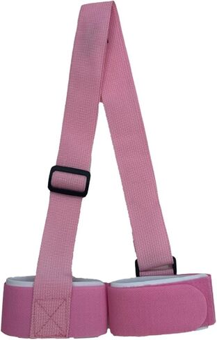Ski & Pole Carrier Strap, Adjustable Shoulder Strap for Skis & Snowboards, Nylon Lash Fixing Belt (45-120cm/17.7-47.2in) in Kuwait