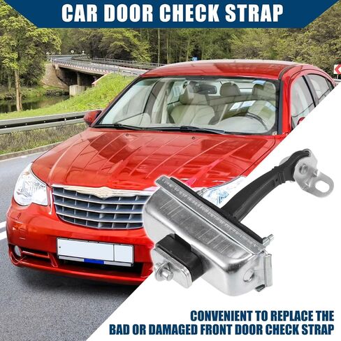 Door Hinge Check Strap for Chrysler for Sebring for Convertible 1998-2006 Replacement 2 Pcs Car Door Check Strap Accessories OEM:4658467AB in Kuwait