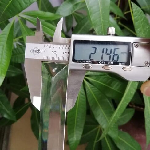 منشور ثريا كريستال، صائد الشمس، 6 قطع 100 ملم من الأكريليك المعلق ثريا كريستالية منشورية قلادة على شكل قطرة فتحتين أجزاء مصباح ديكور in Kuwait