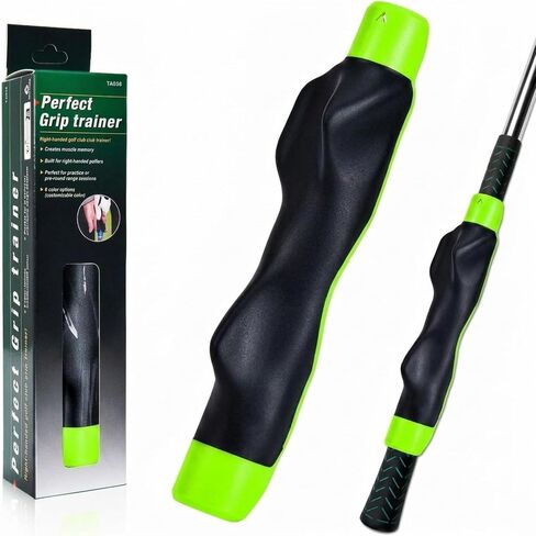 Golf Grip Trainer,Right Hand Golf Club Grip Swing Training to Improve Hand Positioning Improve Swing Consistency | golf grip trainer in Kuwait