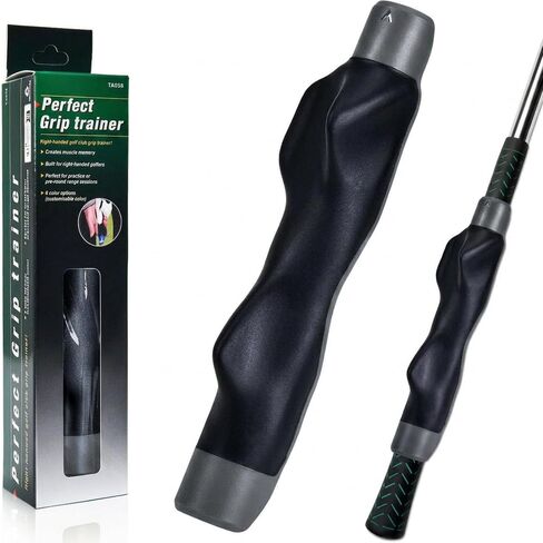 Golf Grip Trainer,Right Hand Golf Club Grip Swing Training to Improve Hand Positioning Improve Swing Consistency | golf grip trainer in Kuwait