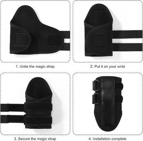Golf Wrist Training Aid, Adjustable Golf Swing Alignment Brace Hand Gesture Alignment Practice Tool for Swing Correction for Beginners and Pros(Black) in Kuwait