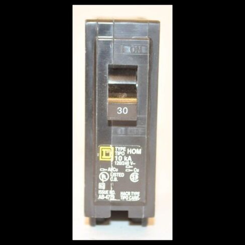 Circuit Breaker,30A,Plug in,120V,1P in Kuwait