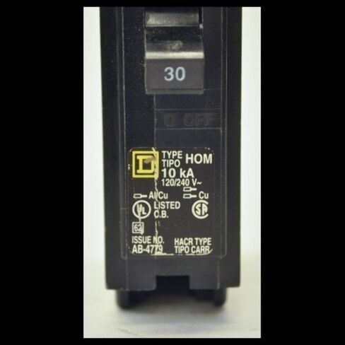 Circuit Breaker,30A,Plug in,120V,1P in Kuwait
