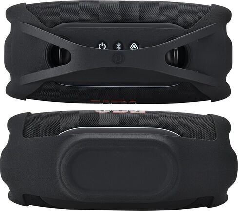 Silicone Cover for J-BL Xtreme 5, Shockproof Speaker Case with Handle & Shoulder Strap, Portable Carry Cover for Outdoor & Travel (Black) in Kuwait