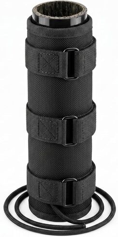 Suppressor Cover 7"/8"/9" Heat-Resistant Silicone-Laminated Microfiber Sleeve, Burn Proof Suppressor Wrap for Hunting & Tactical Protection in Saudi Arabia