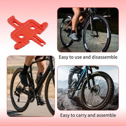 4 PCS Bicycle Brake Spacer, Bike Disc Brake Pads Bikes Hydraulic Disc Pads Brakes Pad Empty Pinch Spacer Hydraulic Spreader Cycling Repair Instert Tools for MTB, Road Bikes in Kuwait