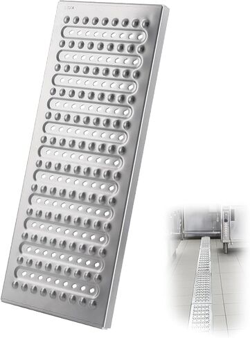 Stainless Steel Drain Grate Cover for Yard & Garden, Adjustable Size Drainage Solution, Durable Metal Drain Cover for Outdoor Use in Saudi Arabia