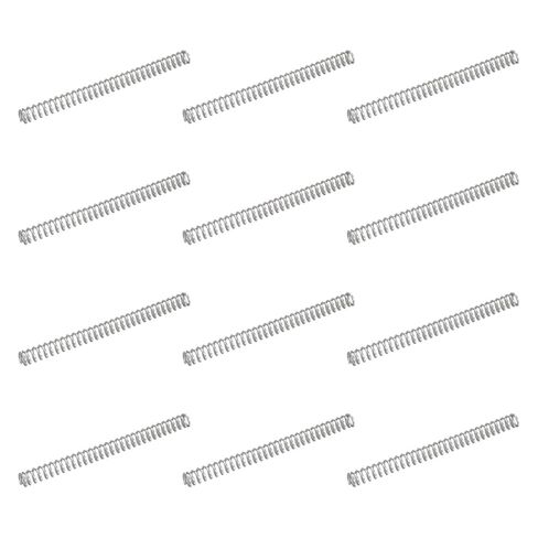 uxcell 50Pcs 304 Stainless Steel Compression Springs, 0.5mm x 7mm x 50mm Small & Tiny Pen Spring for Home Repair & DIY, Workshop & Industrial Use, (Silver Tone) in Saudi Arabia