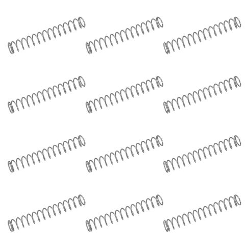 uxcell 50Pcs 304 Stainless Steel Compression Springs, 0.5mm x 7mm x 50mm Small & Tiny Pen Spring for Home Repair & DIY, Workshop & Industrial Use, (Silver Tone) in Saudi Arabia