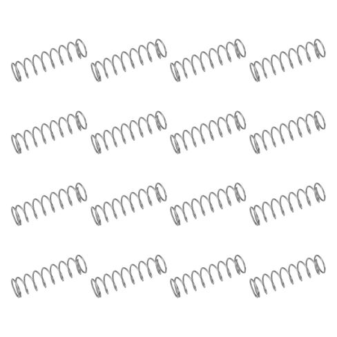 uxcell 50Pcs 304 Stainless Steel Compression Springs, 0.5mm x 7mm x 50mm Small & Tiny Pen Spring for Home Repair & DIY, Workshop & Industrial Use, (Silver Tone) in Saudi Arabia