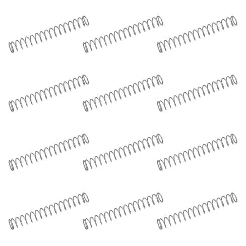 uxcell 50Pcs 304 Stainless Steel Compression Springs, 0.5mm x 7mm x 50mm Small & Tiny Pen Spring for Home Repair & DIY, Workshop & Industrial Use, (Silver Tone) in Saudi Arabia