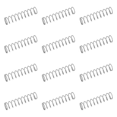 uxcell 50Pcs 304 Stainless Steel Compression Springs, 0.5mm x 7mm x 50mm Small & Tiny Pen Spring for Home Repair & DIY, Workshop & Industrial Use, (Silver Tone) in Saudi Arabia