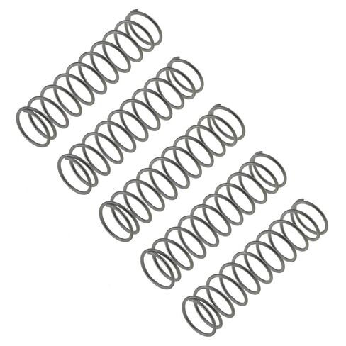 MEETOOT Compression Springs, 5-Pack 304 Stainless Steel, Outer Diameter 10mm, Wire Diameter 0.8mm, Free Length 40mm, Silver Tone in Saudi Arabia