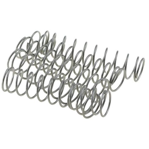 MEETOOT Compression Springs, 5-Pack 304 Stainless Steel, Outer Diameter 10mm, Wire Diameter 0.8mm, Free Length 40mm, Silver Tone in Saudi Arabia