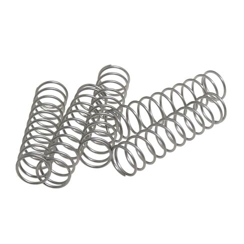 MEETOOT Compression Springs, 5-Pack 304 Stainless Steel, Outer Diameter 10mm, Wire Diameter 0.8mm, Free Length 40mm, Silver Tone in Saudi Arabia