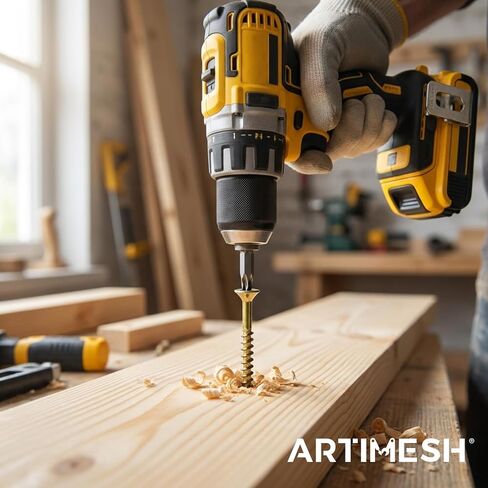 360Pcs Wood Screws, #8x1-5/8 Deck Screws. Featured with Epoxy Coating, T20 Star Bit, 1500+ Hour Salt Spray & Superior Rust Resistance. Suitable for Outdoor Decking, Fences and Wood Work. in Kuwait