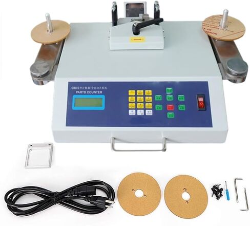 عداد مكونات SMT SMD، آلة عد مكونات الأجزاء الأوتوماتيكية مع شاشة LCD، كشف التسرب و3 سرعات قابلة للتعديل، لأي حجم من عجلة الحزام in Kuwait