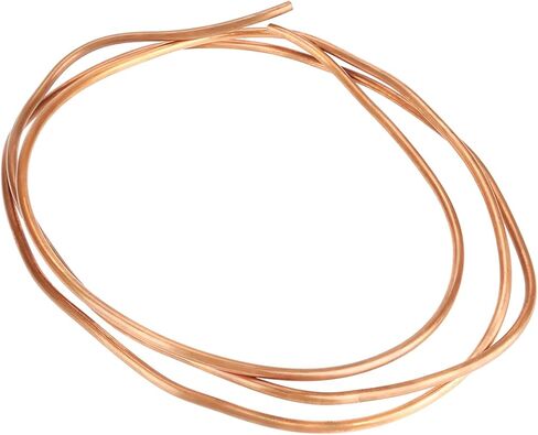 Jeffergarden 2m T2 Soft Copper Coil Tube, Ductile with High Thermal Conductivity, for Refrigeration and HVAC Applications in Kuwait