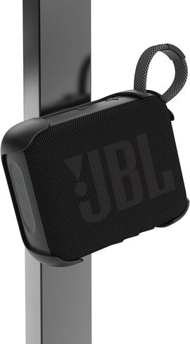 حافظة مغناطيسية متوافقة مع مكبر صوت بلوتوث JBL GO 4، حامل 3 في 1 مع حزام مضاد للانزلاق قابل للإزالة لعربة الجولف، القطب، الدراجة، الدراجة النارية، RV، ATV، ملحقات غطاء مكبر صوت محمول للغاية in Kuwait