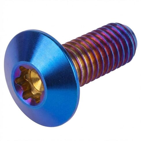 ASIJUNTYECHO 4PCS Titanium Bolts M6 15mm Torx Head Screw for Car Motorcycle Bicycle in Kuwait