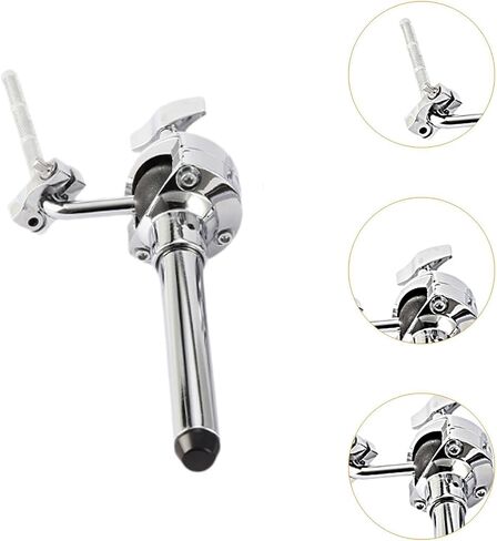 DYNWAVE Single Tom Drum Holder Mount Bracket, 16.54 in Zinc Alloy Mount Arm with 40 mm Ball, for Drum Set and Percussion Stand in Kuwait