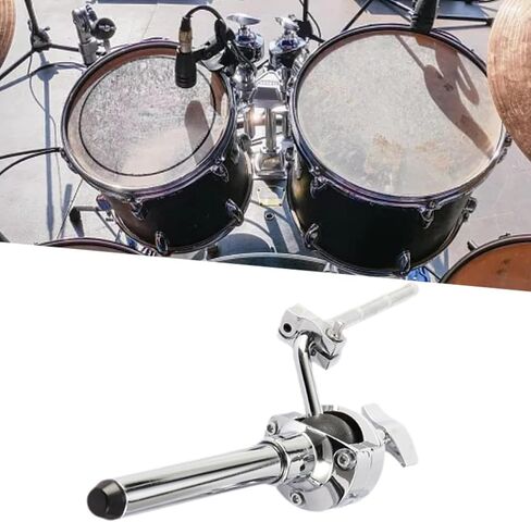 DYNWAVE Single Tom Drum Holder Mount Bracket, 16.54 in Zinc Alloy Mount Arm with 40 mm Ball, for Drum Set and Percussion Stand in Kuwait