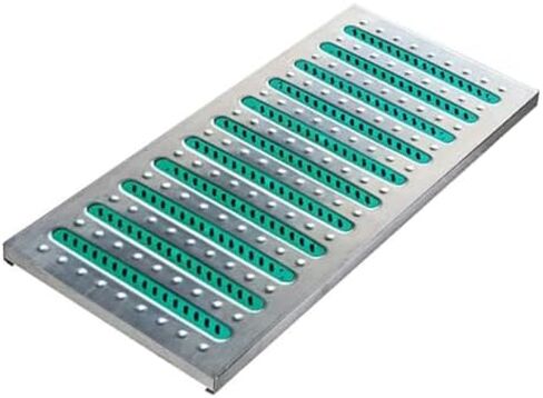 Heavy-Duty Stainless Steel Drain Grate Cover - Outdoor Trench Drain Covers for Yard, Sidewalk, Garden & Fence Line Drainage Solutions in Kuwait