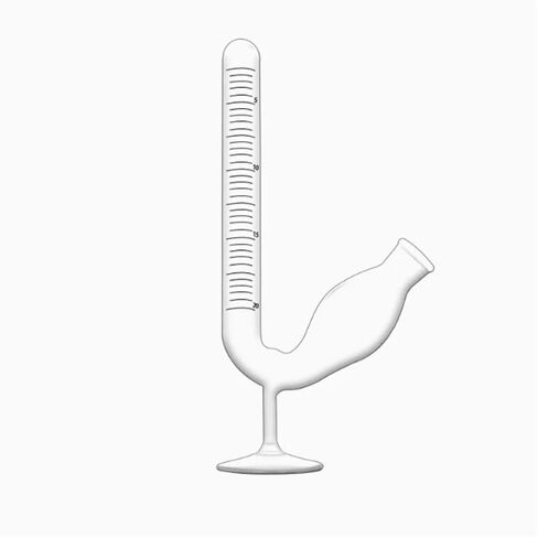 أنابيب تخمير زجاجية سعة 10 مل/20 مل مع قاعدة - أدوات مختبرية متدرجة شفافة (10 مل) in Kuwait