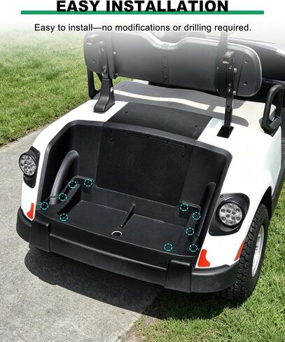بطانة Bagwell الخلفية لملحقات E-Z-GO RXV Valor 2025، صندوق تخزين حقيبة صندوق حماية تخزين بطانة جيدة لعربة الجولف EZGO RXV Valor in Kuwait