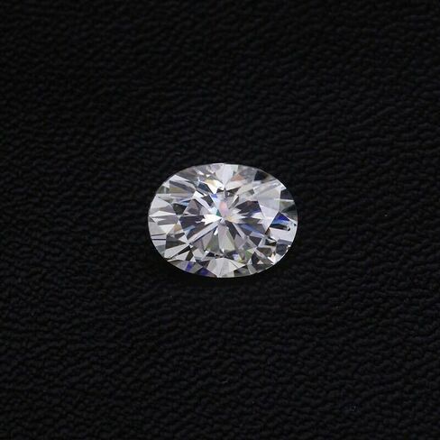 GRA CERTIFIED 5x10mm مويسانيتي أحجار كريمة بيضاوية A++ VVS1 جودة D لون أبيض in Kuwait