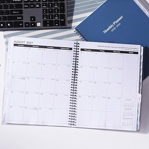 2025-2030 Monthly Planner/Calendar - Jul 2025 - Jun 2030, 5 Year Planner with Tabs, 6.4" x 8.5", 60 Monthly Calendar, Two-Side Pocket, 9 Notes Pages, Suitable for Long-Term Planning - Green in Saudi Arabia
