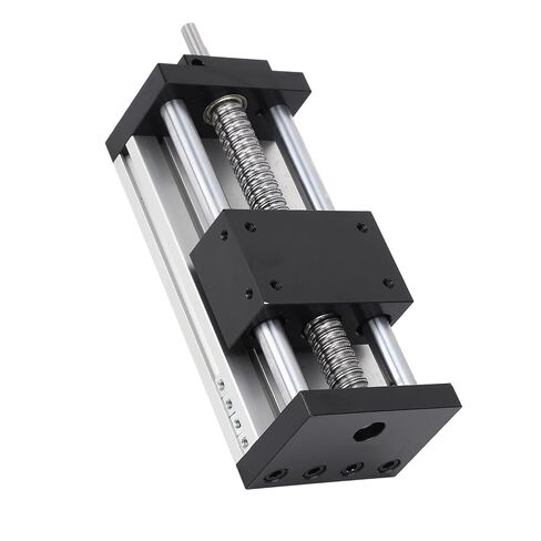Manual Linear Sliding Table, 100mm Stroke Slide Linear Stage, Dual-Axis Alloy Rail with Hand Wheel, 10mm Reserved Protection for Precision Lab Positioning in Kuwait