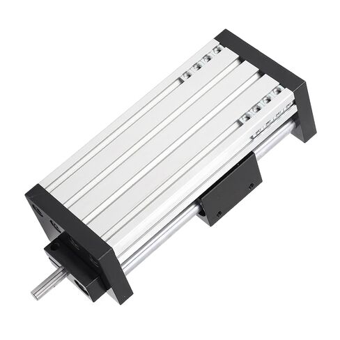 Manual Linear Sliding Table, 100mm Stroke Slide Linear Stage, Dual-Axis Alloy Rail with Hand Wheel, 10mm Reserved Protection for Precision Lab Positioning in Kuwait