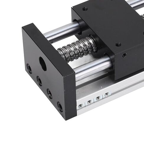 Manual Linear Sliding Table, 100mm Stroke Slide Linear Stage, Dual-Axis Alloy Rail with Hand Wheel, 10mm Reserved Protection for Precision Lab Positioning in Kuwait