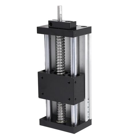 Manual Linear Sliding Table, 100mm Stroke Slide Linear Stage, Dual-Axis Alloy Rail with Hand Wheel, 10mm Reserved Protection for Precision Lab Positioning in Kuwait