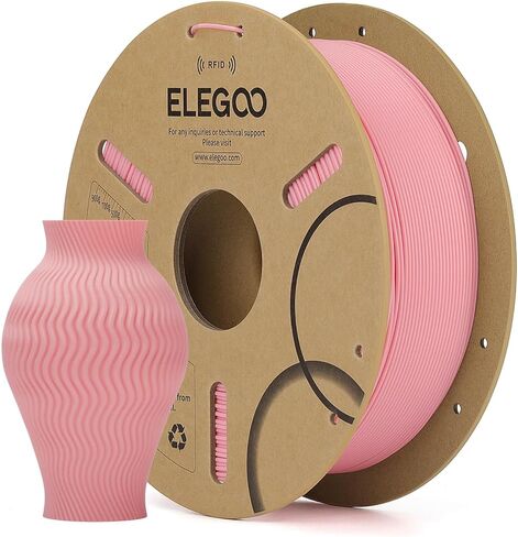 ELEGOO RFID PLA Filament 1.75 مم بني 1 كجم، خيوط طابعة ثلاثية الأبعاد لتحديد الهوية التلقائي متوافقة مع القماش، دقة الأبعاد +/-0.02 مم، بكرة 1 كجم (2.2 رطل) لمعظم الطابعات ثلاثية الأبعاد in Kuwait