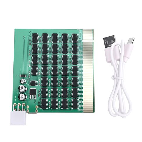 بطاقة اختبار PCIe 16X، جهاز اختبار تشخيص اللوحة الأم بفتحة PCI Express مع ضوء LED، ودعم مصدر الطاقة من النوع C ومدخل تيار مستمر 12 فولت لإصلاح الكمبيوتر المكتبي in Kuwait