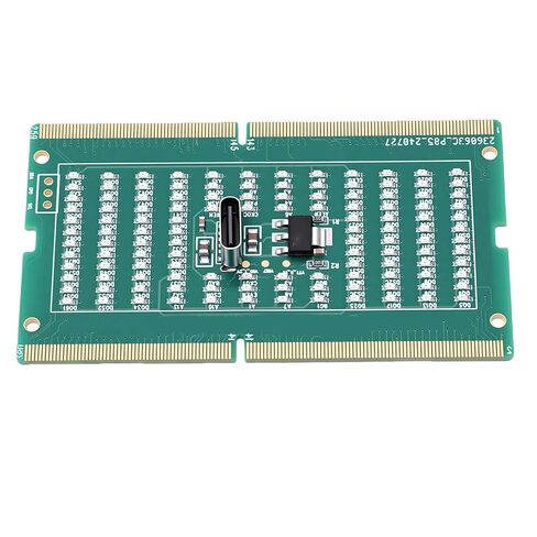 جهاز اختبار فتحة ذاكرة اللوحة الأم للكمبيوتر المحمول GOWENIC DDR4، مع أضواء مؤشر LED، أداة سهلة لاستكشاف الأخطاء وإصلاحها، لاكتشاف الأخطاء القصيرة للأجهزة المفتوحة in Kuwait