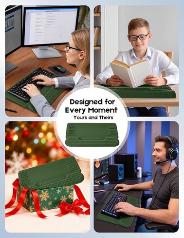 Wrist Rest with Keyboard Stand and Storage Slot, Ergonomic Computer Keyboard Wrist Rest, Soft Memory Foam, Non-Slip Base, Wrist Pad for Keyboard, Keyboard Pad with Wrist Support for Work Study Game in Saudi Arabia